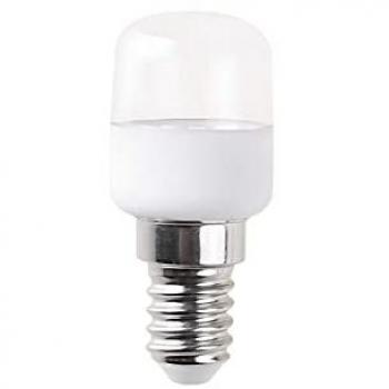 Bombilla LED Premium para Microondas E14 2W, Aluminio/Policarbonato, 20W Equivalente, 200lm, Temperatura Color 4000K, Ángulo Apertura 220º, Clase Energ