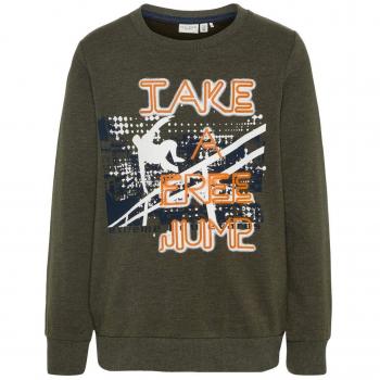 NAME IT Sudadera NIÑO VALEXANDER - 122-128, Forest Night