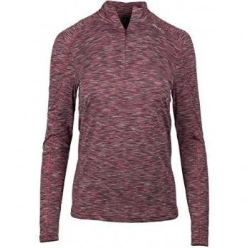 Odlo Cuello œ Zip, mujer, zinfandel melange, large