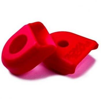RaceFace - Protectores de biela de Bicicleta, Boot, Rojo