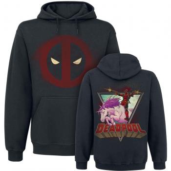 Deadpool Unicorn Sudadera con Capucha Negro XXL