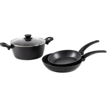 Batería de cocina San Ignacio Tormes Aluminio Forjado 3 Piezas
