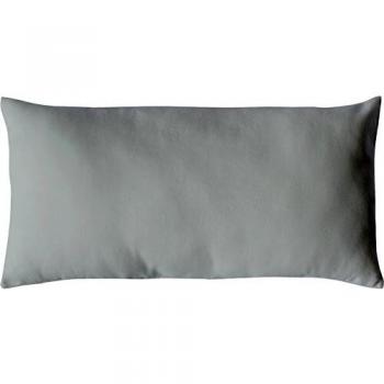 Cojín 30x50 cm Gris 100% Algodón Certificado Oeko Tex - Lavable a Mano - Ideal para Decorar Sofás - Colección Panamá