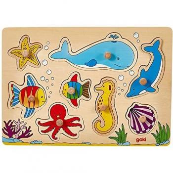 Puzzle de Madera Submarino con Mangos - Goki