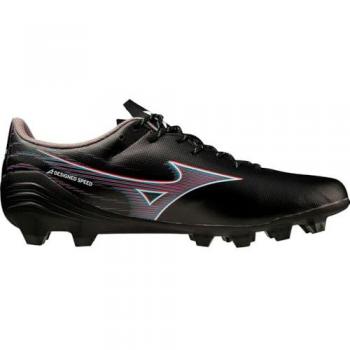 Mizuno Botas de Fútbol Alpha Select FG para Césped Artificial, Color Negro, Talla 45 EU