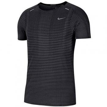 NIKE Techknit Ultra SS Camiseta, Negro, 2XL para Hombre