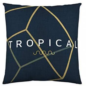 Funda de cojín Naturals Tropical 50 x 50 cm