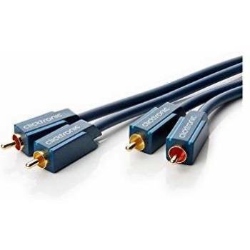 Cable de Audio Estéreo ClickTronic 2x RCA M/M OFC 2m