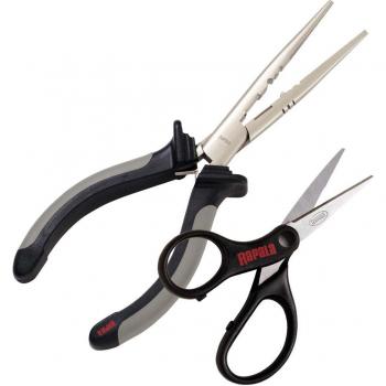 Rapala RTC-6SPLS Pliers & Super Line Scissors Combo 6 1/2in Pliers, Super Line Scissors, Sheath