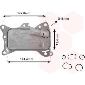 Enfriador de aceite VAN WEZEL 30013705
