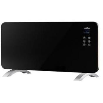 Emisor Térmico de Cristal Himalaya Negro 2000W con Mando a Distancia, Temporizador y Protección IP24 (38x92x6,86 cm)