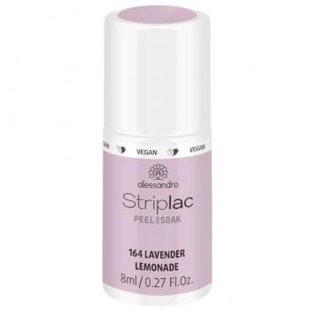 Alessandro Striplac Peel or Soak Lacas de uñas 8 ml 164 - Lavender Lemonade, esmalte de uñas LED fortalecedor, vegano