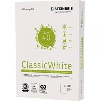Steinbeige ClassicWhite, A4, 80 g/m², grado de blanco: 70 CIE, color blanco
