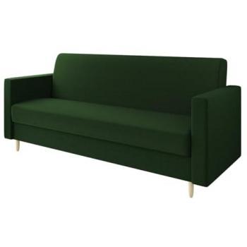 Sofá-cama Memphis 136 con caja de ropa de cama, dimensiones 217x98x88cm, función de sofá y cama