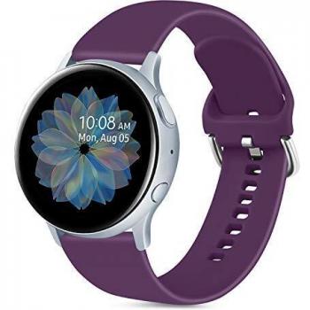 Oumida 20mm Correa Compatible con Samsung Galaxy Watch Active 40mm/Active2 40mm 44mm,Pulseras de Repuesto de Silicona Suave para Samsung Galaxy Watch 42mm/Watch 3 41mm/Gear Sport