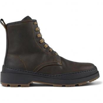 Camper Brutus Trek Men's Suede Ankle Boots - Dark Brown, Size 43 (9.5)