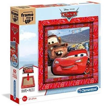 Clementoni- Puzzle Marco 60 Piezas Frame me up Cars