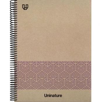 Cuaderno Uni Nature Concept A4 80h 90gr Cuadro 4x4 Violeta