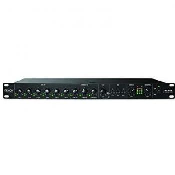 Mezclador Profesional Estéreo Denon DN312X de 12 Canales para Rack de 19 con Prioridad MIC 1 y Reproductor MP3/MIDI/Karaoke