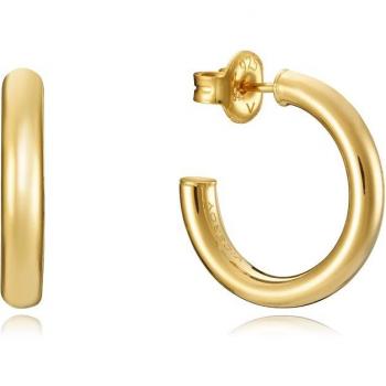 Pendientes Viceroy Trend de Plata de Ley con baño de oro de 20 mm