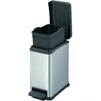 Hailo 0612-034 S-Box - Papelera con pedal