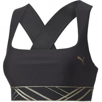 Top Puma negro deportivo para mujer