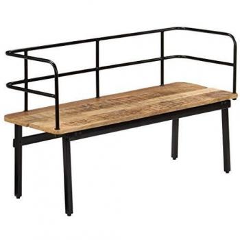 vidaXL Solid Mango Wood Bench 120x40x70 cm