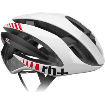 RH + Z Alpha Cascos, Unisex Adulto, Unisex Adulto, Z Alpha, Bianco Lucido/Nero Satinato, L-XL
