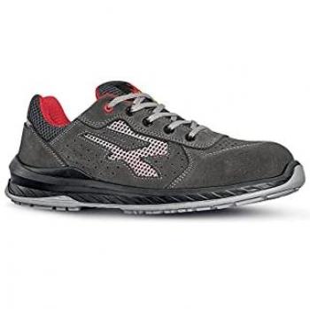 U-Power Zapatos de Seguridad Radial ESD S1P SRC T 44, Botas Unisex Adulto, Negro, Talla 44 EU