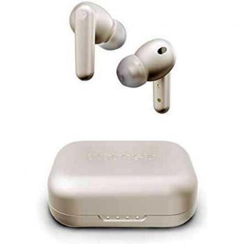 Auriculares inalámbricos intraurales Urbanista London con cancelación Activa de Ruido, 25 Horas de reproducción, Estuche de Carga inalámbrica, Bluetooth 5.0, Compatible para Android e iOS - Blanco