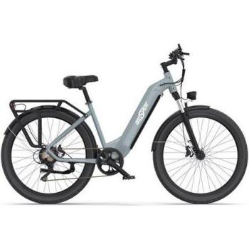 Bicicleta Eléctrica Onesport OT05 250W Motor Batería 36V/18.2Ah Autonomía 60km Ruedas 27.5 Gris