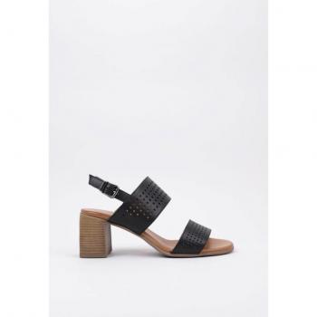 Sandra Fontán Lugano Sandalia de Tacón para mujer color Negro, talla 40