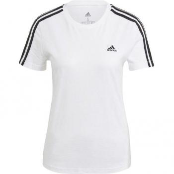 Adidas Women's Essentials Slim 3-Stripes T-Shirt