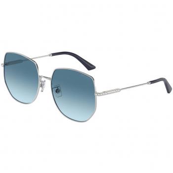 Jimmy Choo JC4006BD Asian Fit Women's Sunglasses Silver Size 58