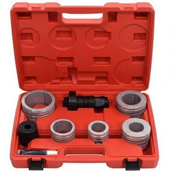 vidaXL Ensanchadores de tuber¨ªas 8 piezas acero al carbono y aluminio
