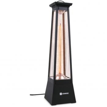 Calefactor de pie Alicudi 1500W - Calefacción 360 grados - Elemento de carbono - Modelo compacto