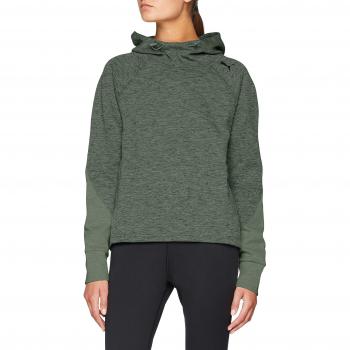 Puma EVOSTRIPE Hoody Sweatshirt, Mujer, Laurel Wreath/Heather, S
