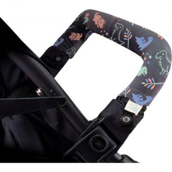 Funda Cubre Asa para Silla de Paseo Gemelar Jyoko - Protección Contra Golpes y Mordeduras, JYOKO - Funda protectora cubre asa para silla de paseo gemelar Jyoko Happy Dino