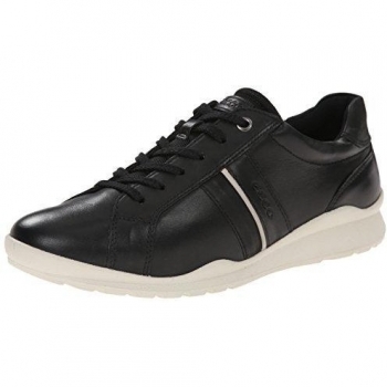 Ecco MOBILE III - Zapatos con cordones de cuero, mujer, color negro, talla 41