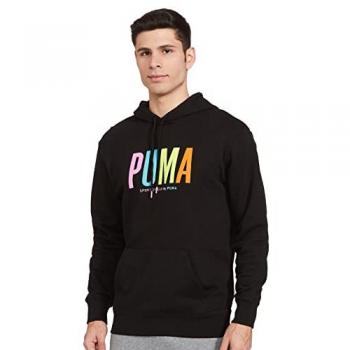 Sudadera con Capucha Puma Select Swxp Gráfica Negra S