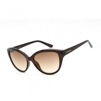 Calvin Klein Cat Eye Women's Crystal Brown CK19536S - One Size