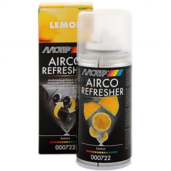Limpiador y Desinfectante de Aire Acondicionado MOTIP 000722 - Spray Refrescante de Limón 150ml