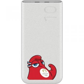 Powerbank Samsung 10000 mAh Edición JO Paris 2024 Carga Rápida 25W Rojo, Blanco, Beige