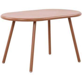 Mesa de centro Velva ovalada, resistente a la intemperie y a los rayos UV, para interior y exterior