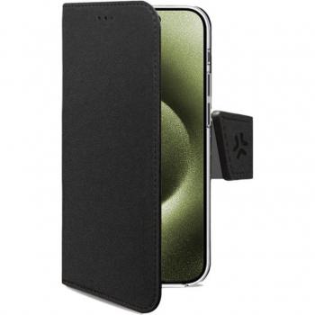 Funda Cartera Celly WALLY1078 para iPhone 16, 15.5 cm (6.1), Similpiel Negro