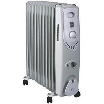 MT - Radiador aceite. 11 elementos. termostato ajustable. sistema automatico de proteccion por sobrecalentamiento. potencia: 2.500 w.