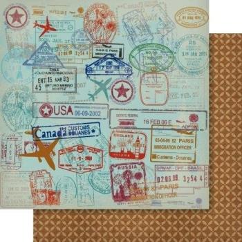 Bella! Travel Double-Sided 200gsm Cardstock 12X12-Stamp It