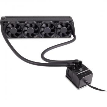 Alphacool Eisbaer Pro ES 2U 80mm Quad CPU Liquid Cooler with 4x PWM Fans for AMD TR4/sTRX4/SP3/sWRX8/Intel 3647