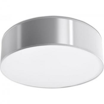 Lámpara de Techo ARENA 35 Gris E27 PVC 2 Bombillas Sollux Lighting Spanish Orange LED Interior Aplique
