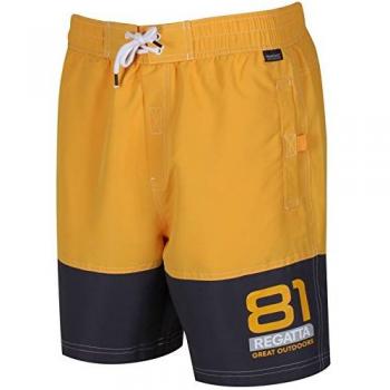 Regatta Brachtmar II Traje de baño, Hombre, Oldgold/Iron, X-Large
